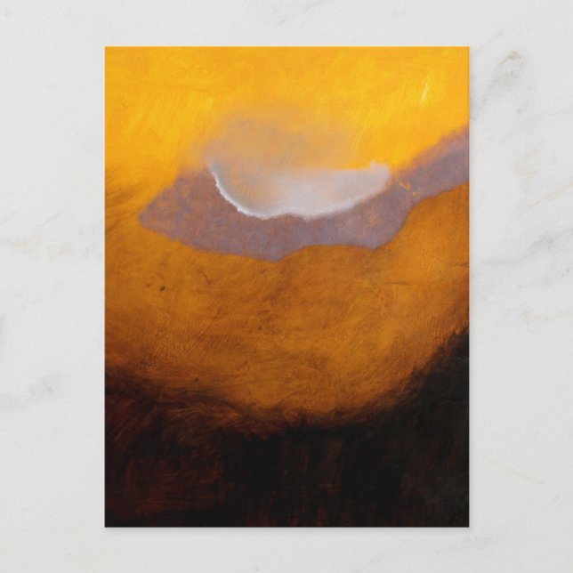Abstract Landscape Painting with Cloud Postcard (Front)