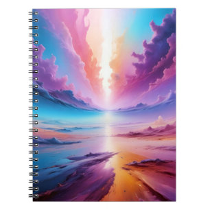 Abstract Landscape Sky Space Background Wallpaper Notebook