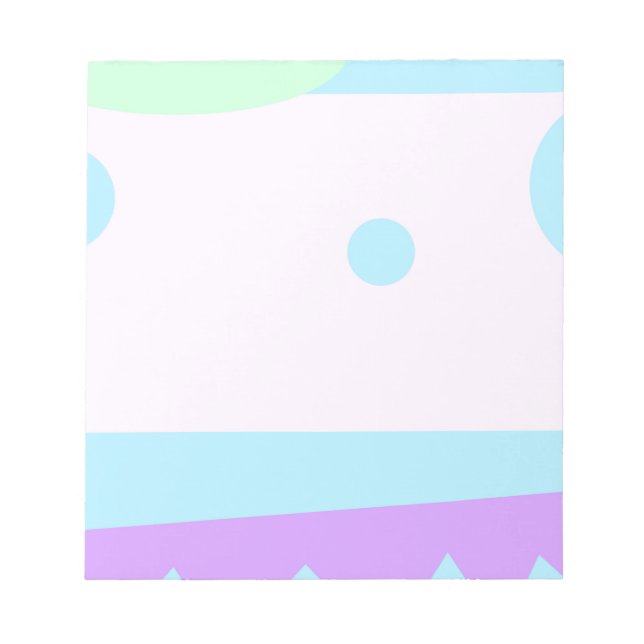 Abstract Landscape with Blue Moons - Notepad (Front)