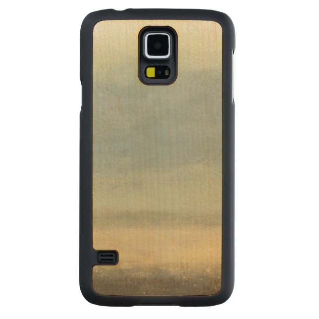 Abstract Landscape with Overcast Sky Carved Maple Galaxy S5 Case (Back)