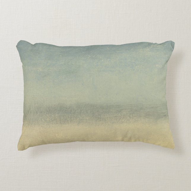 Abstract Landscape with Overcast Sky Decorative Cushion (Front)