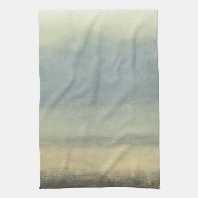 Abstract Landscape with Overcast Sky Tea Towel (Vertical)