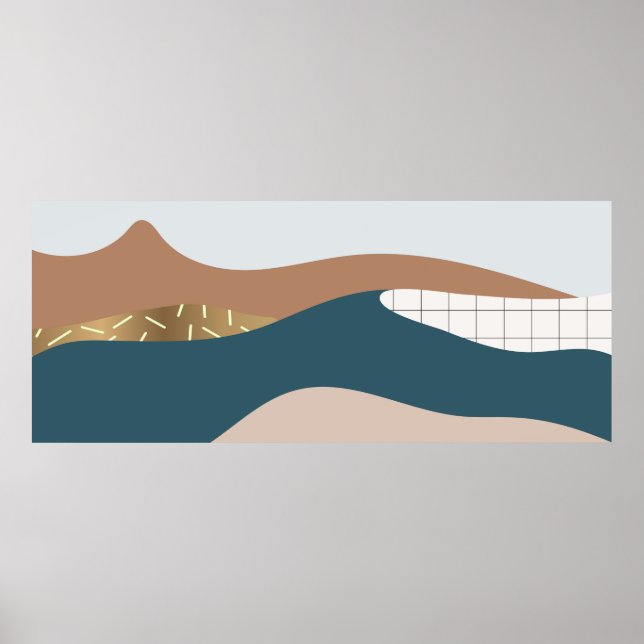 Abstract landscapes   poster (Front)