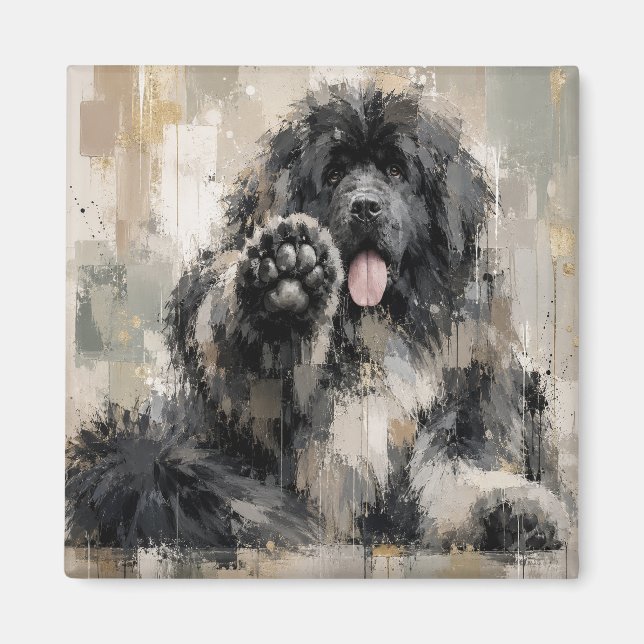 Abstract Landseer Magnet (Front)