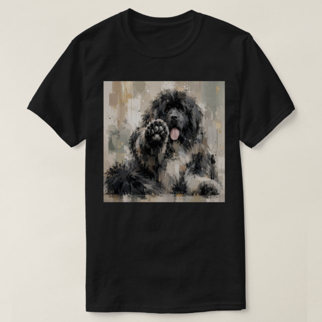 Abstract Landseer T-Shirt (Design Front)