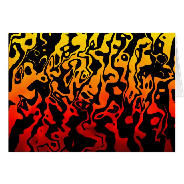 Abstract Lava Swirl (Front Horizontal)