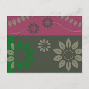 abstract-leaf007 postcard