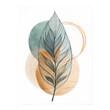 Abstract Leaf Art
