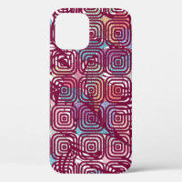 Abstract leaf colourful vintage illustration desig