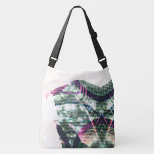 Abstract Leaf Crossbody Bag