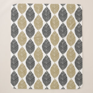 Abstract Leaf Pattern blankets