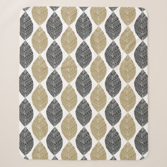 Abstract Leaf Pattern blankets (Front)