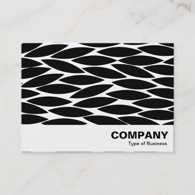 Abstract Leaves Business Card (Front)