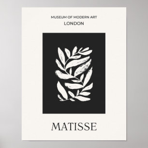 Abstract Leaves Cutouts Matisse Minimalist Print
