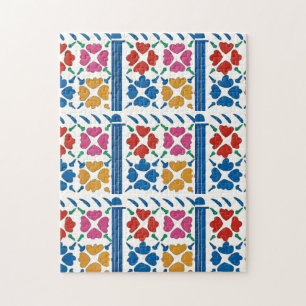 Abstract Leaves, Impressionistic Style Jigsaw Puzzle
