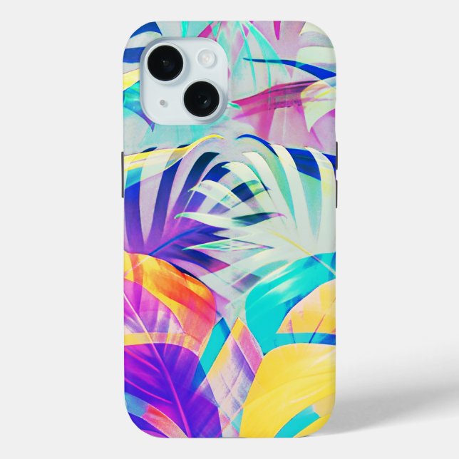 ABSTRACT LEAVES NATURE FLORAL Case-Mate iPhone CASE (Back)