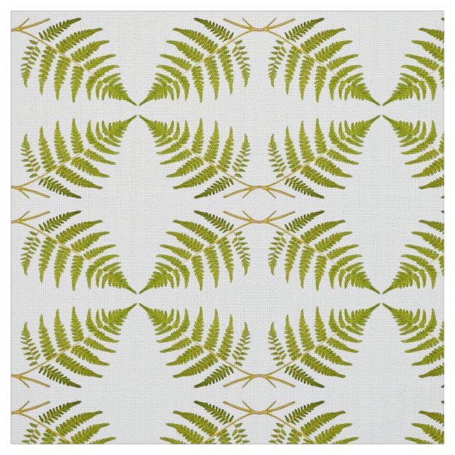 Abstract leaves pattern fabric (Swatch)