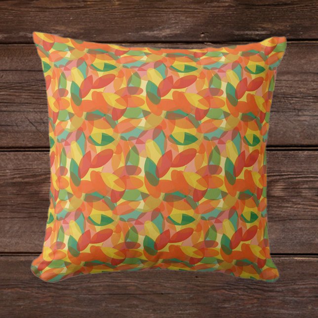 Abstract Leaves Thanksgiving Cushion (Creator Uploaded)