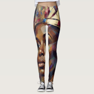 Abstract Leggings