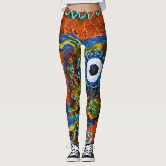 Abstract Leggings