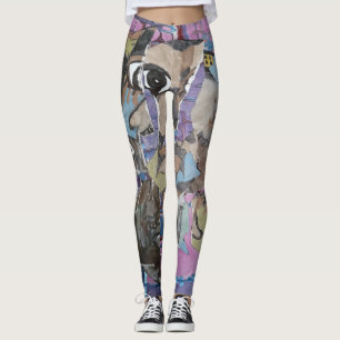 Abstract Leggings