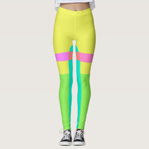 Abstract Leggings