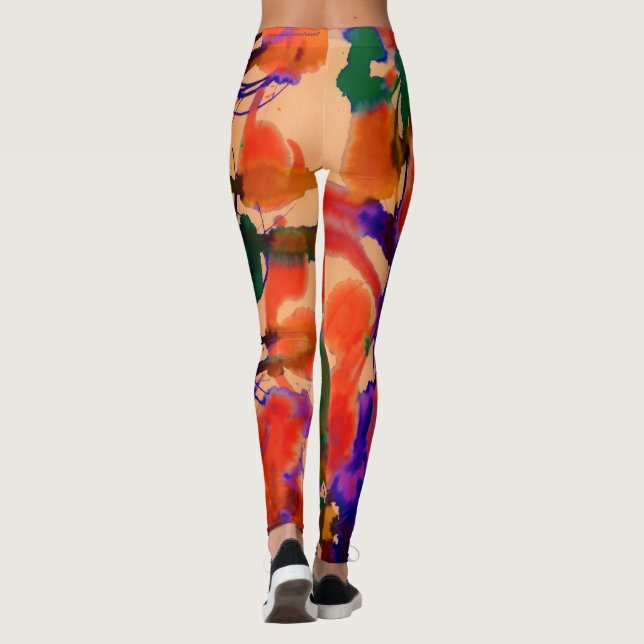 Abstract Leggings (Back)