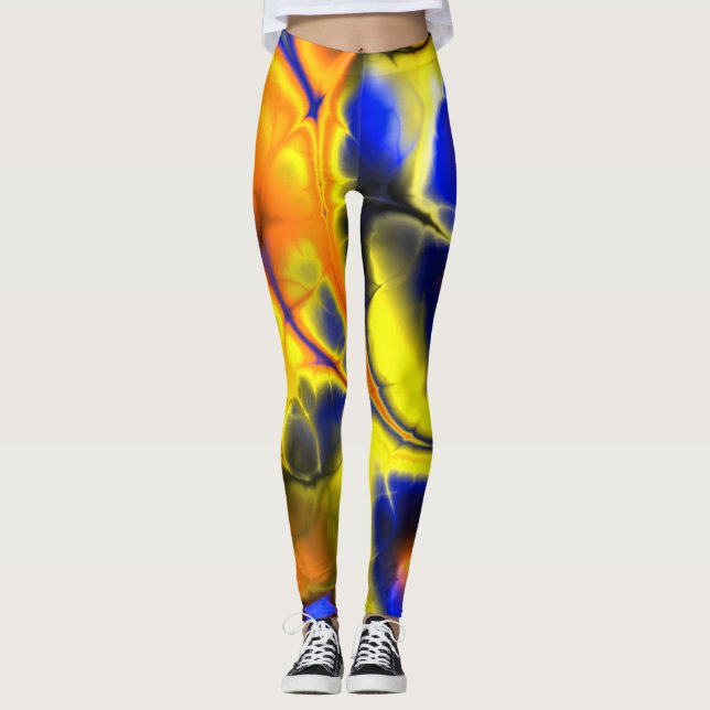 Abstract Leggings  (Front)