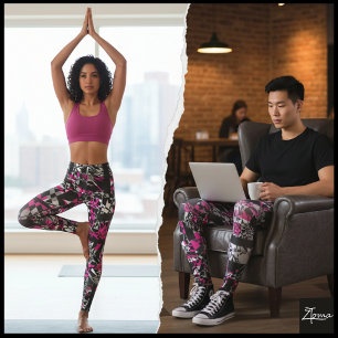 abstract leggings