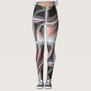 Abstract Leggings
