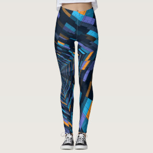 Abstract Leggings