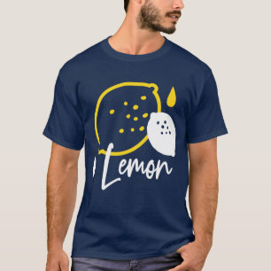 Abstract Lemon Illustration – Fresh Citrus Art T-Shirt