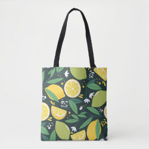 Abstract Lemon: Modern Art Seamless. Tote Bag