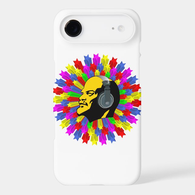 Abstract Lenin Head in Star Circle Case-Mate Samsung Galaxy Case (Back)