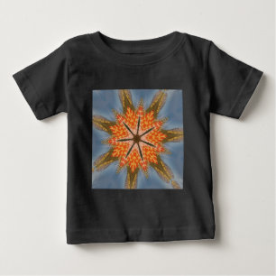 Abstract Leopard Pattern: A Kaleidoscope Effect Baby T-Shirt