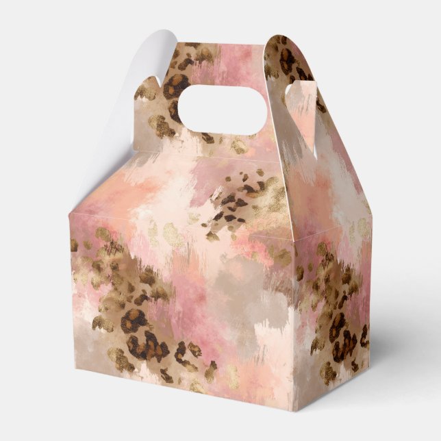Abstract Leopard Print - Favour Boxes (Front Side)
