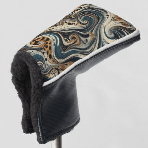 Abstract Leopard Print Swirl Golf Head Cover