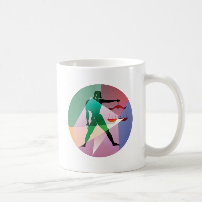 abstract libra coffee mug (Right)