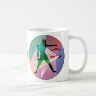 abstract libra coffee mug