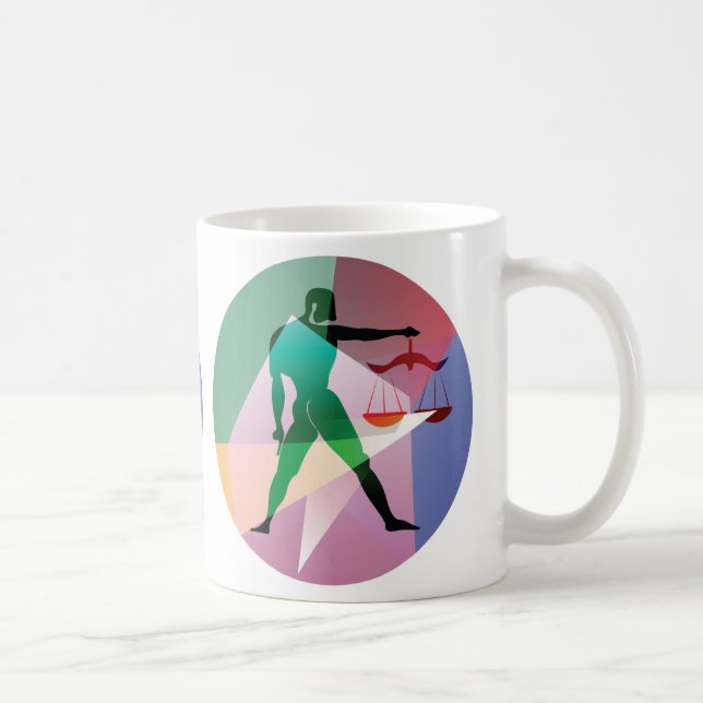 abstract libra coffee mug (Right)