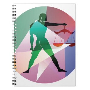 abstract libra notebook