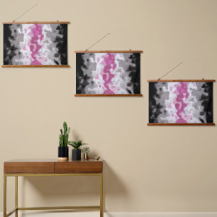 Abstract Librafeminine   Pride Flag       Hanging Tapestry