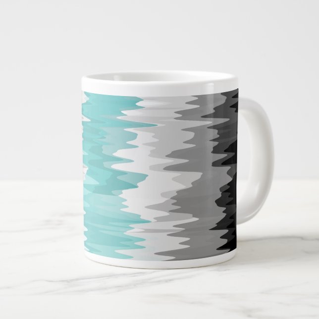Abstract LIbramasculine  Pride Flag   Large Coffee Mug (Front Right)
