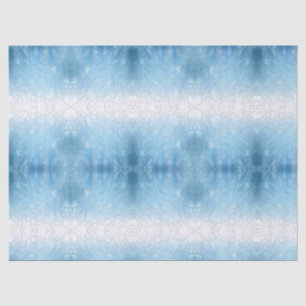 Abstract light blue hearts tissue paper