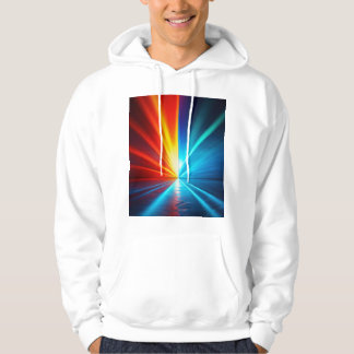 abstract light hoodie