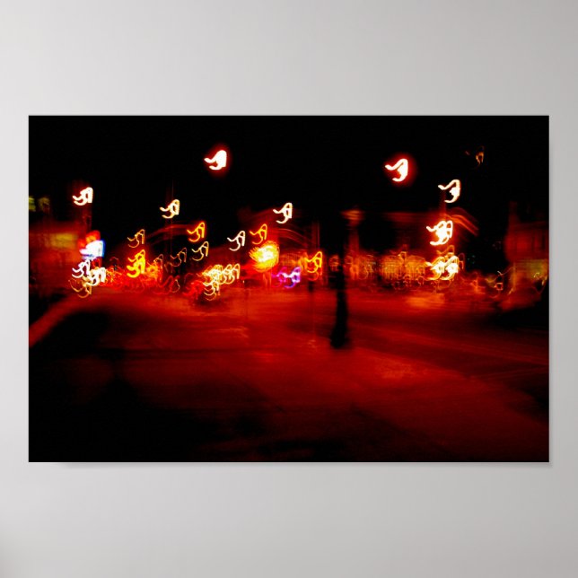 Abstract Light Painting Ploosh Poster (Front)