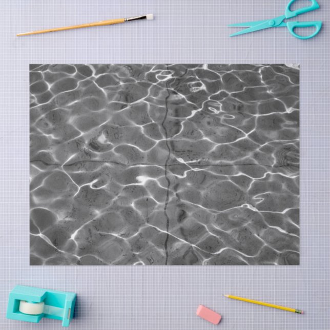 Abstract Light Reflections On Water Tissue Paper (Craft)