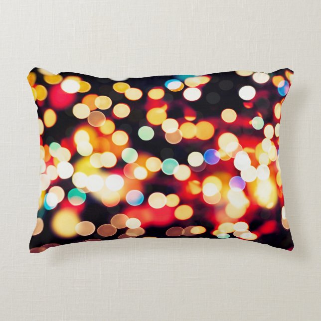 Abstract Light: Simple Texture Background Decorative Cushion (Front)