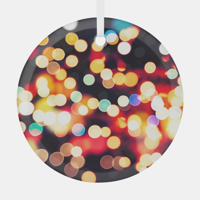 Abstract Light: Simple Texture Background Glass Tree Decoration (Front)