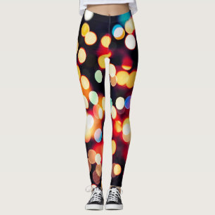 Abstract Light: Simple Texture Background Leggings